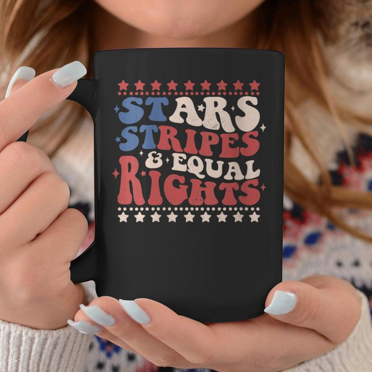 Stars Stripes Equal Rights 4Th Of July Red White And Blue Gift For Womens Coffee Mug Unique Gifts