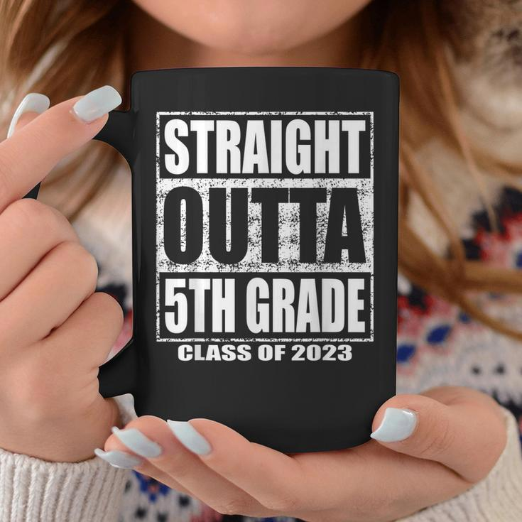 Straight Outta 5Th Grade Class 2023 Graduation Fifth Grade Coffee Mug Unique Gifts