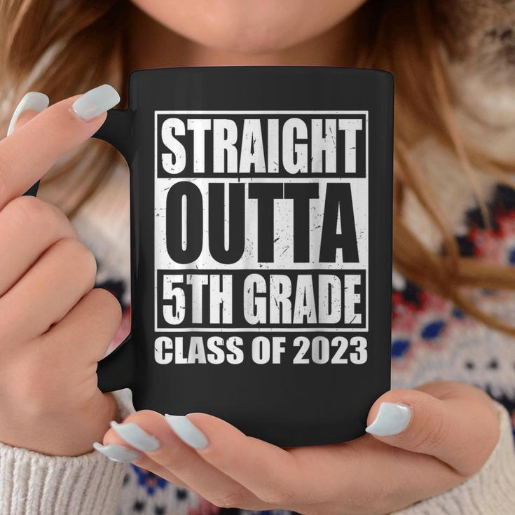 Straight Outta 5Th Grade Class Of 2023 Fifth Grad Graduation Coffee Mug Unique Gifts