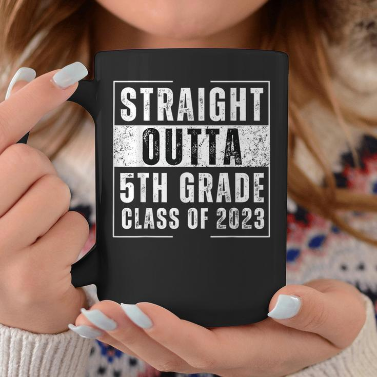 Straight Outta 5Th Grade Class Of 2023 Funny Graduation Coffee Mug Funny Gifts