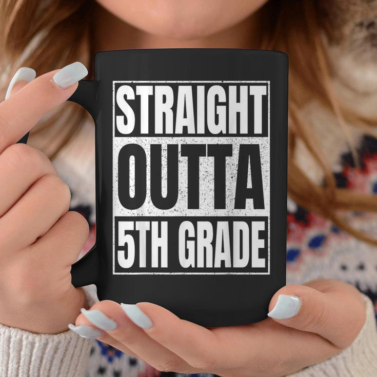 Straight Outta 5Th Grade Graduation Class 2023 Fifth Grade Coffee Mug Unique Gifts