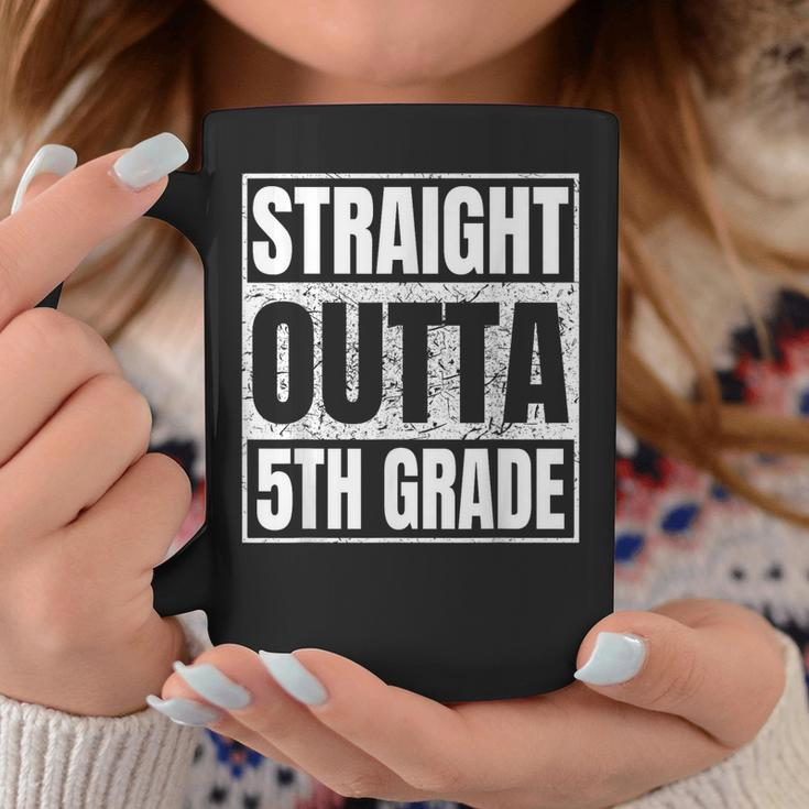 Straight Outta 5Th Grade Graduation Gifts 2023 Fifth Grade Coffee Mug Unique Gifts