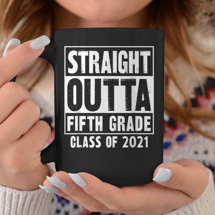 Straight Outta Fifth Grade Class Of 2021 Coffee Mug Unique Gifts