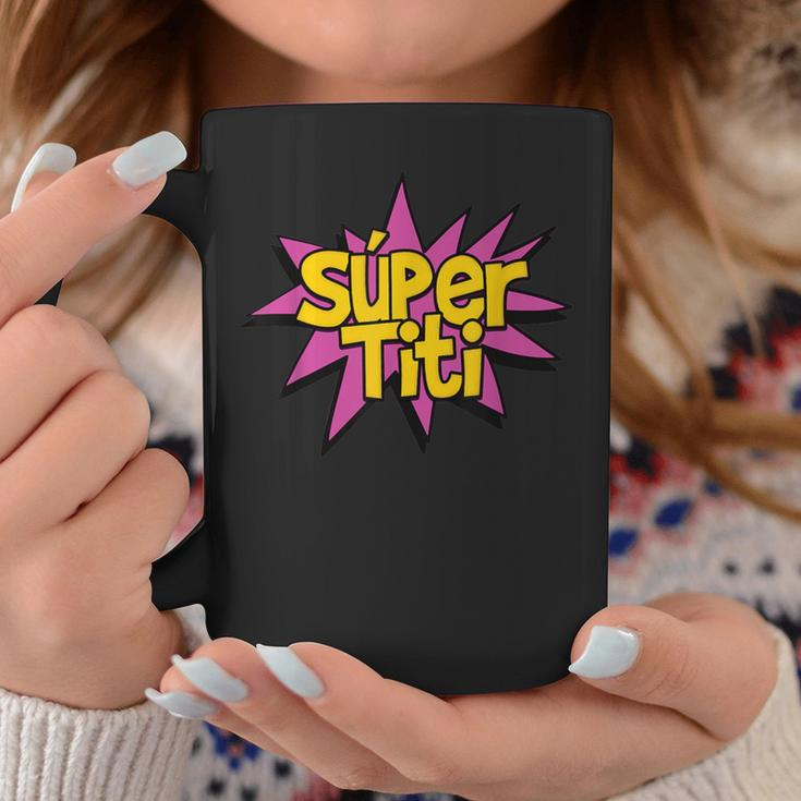 Super Auntie Spanish Titi Tia Superhero Coffee Mug Unique Gifts