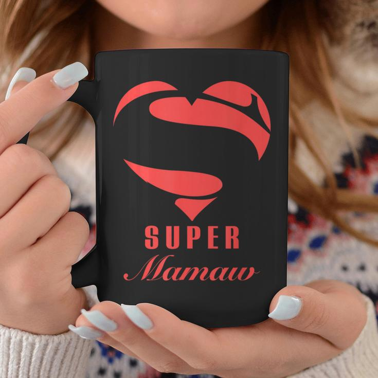 Super Mamaw Superhero Family Christmas Costume Coffee Mug Unique Gifts