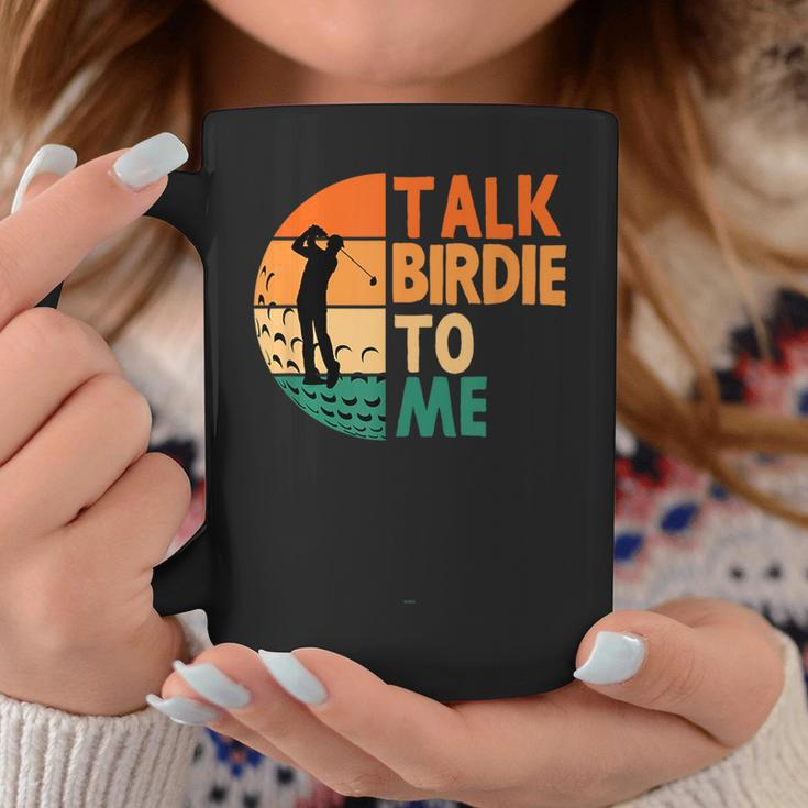 Talk Birdie To Me Golf Golfing Golfer Funny Player Coffee Mug Unique Gifts
