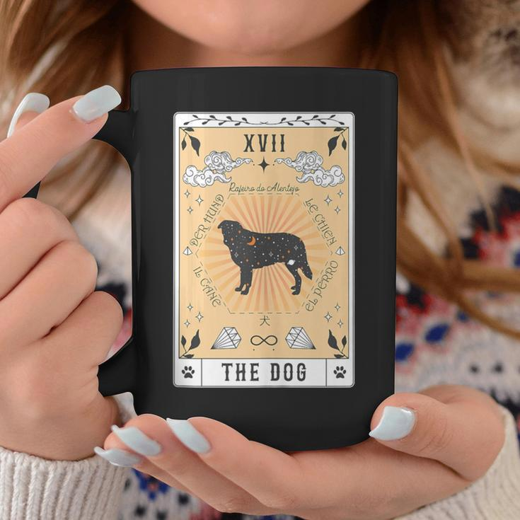Tarot Card The Dog Rafeiro Do Alentejo Celestial Galaxy Coffee Mug Unique Gifts