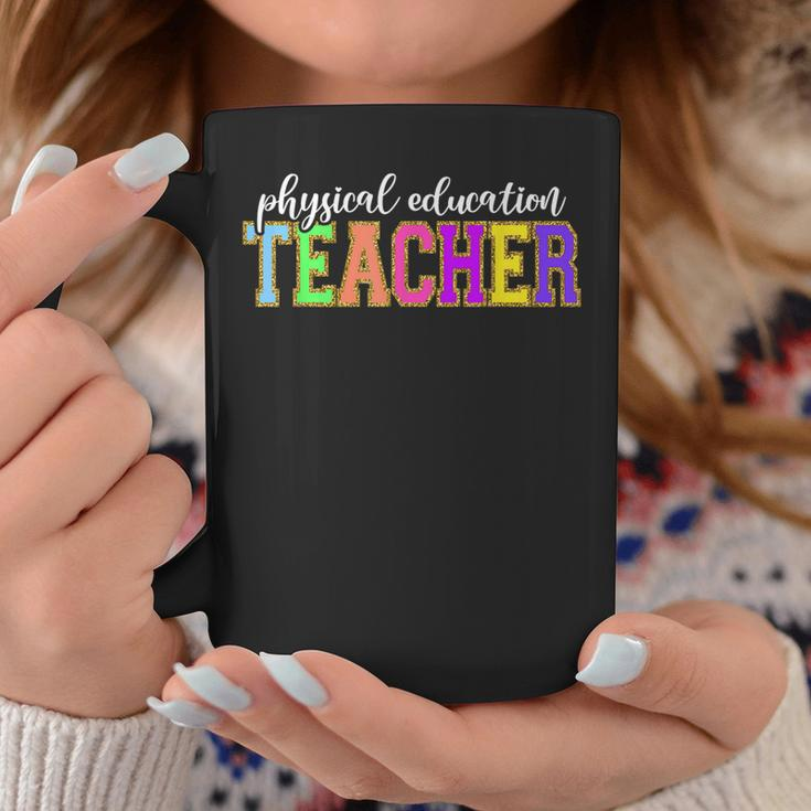 Teaching Physical Education Teacher Back School Worker Coffee Mug Unique Gifts