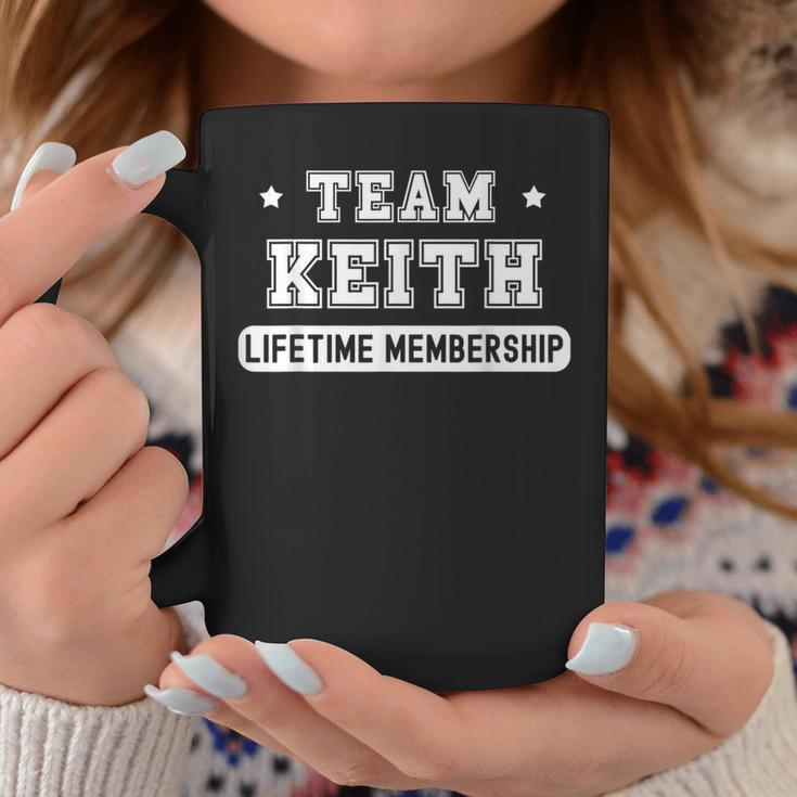Team Keith Lifetime Membership Funny Family Last Name Coffee Mug Unique Gifts
