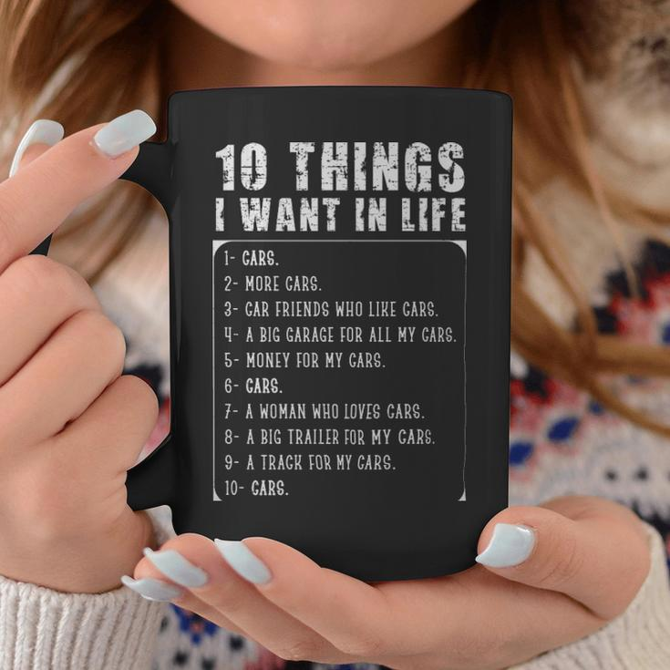 Ten Things I Want In Life Funny Gift For Car Lovers - Ten Things I Want In Life Funny Gift For Car Lovers Coffee Mug Unique Gifts