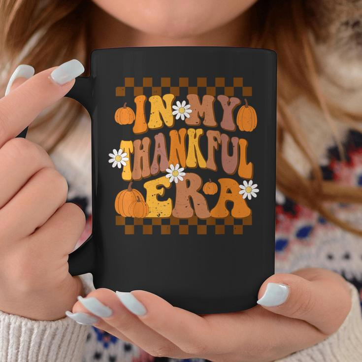 In My Thankful Era Thanksgiving Fall Retro For Kid Coffee Mug Funny Gifts
