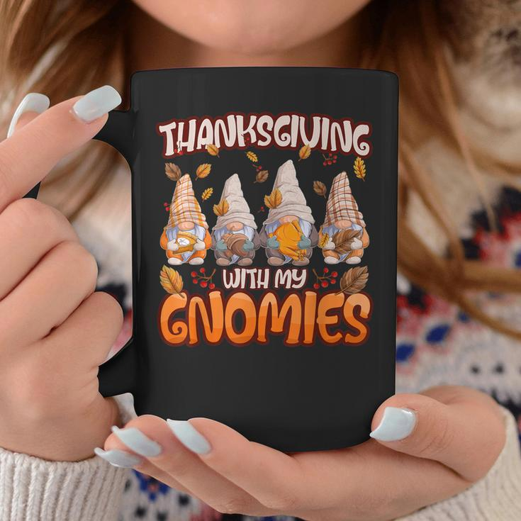 Thanksgiving With My Gnomies Fall Autumn Vibes Coffee Mug Personalized Gifts