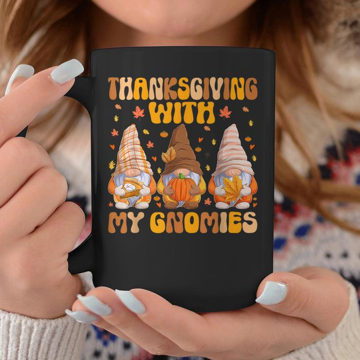 Thanksgiving With My Gnomies Happy Thanksgiving Gnome Fall Coffee Mug Unique Gifts