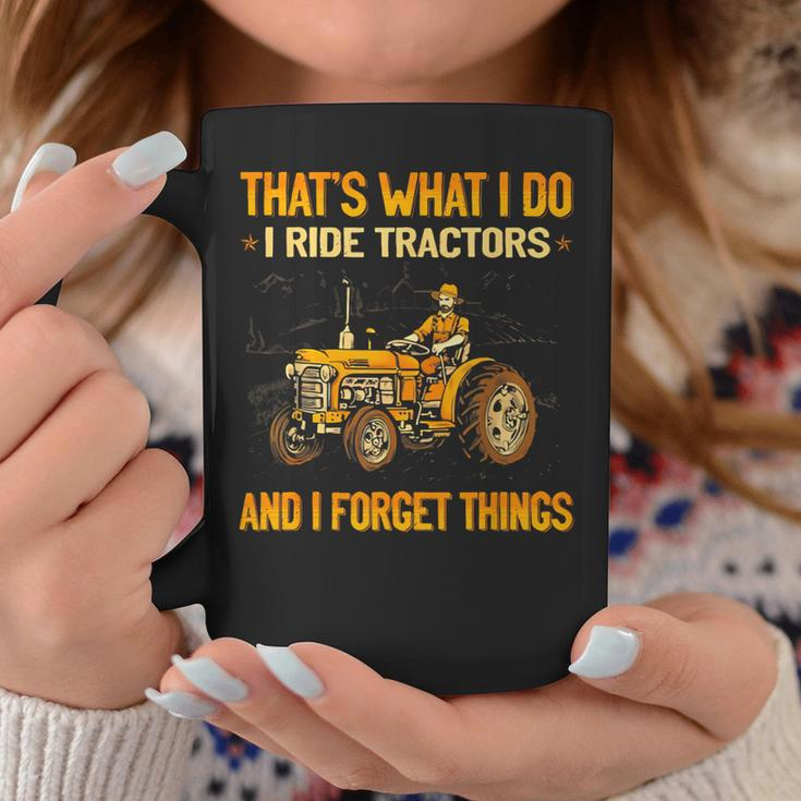 That's What I Do I Ride Tractors Coffee Mug Funny Gifts