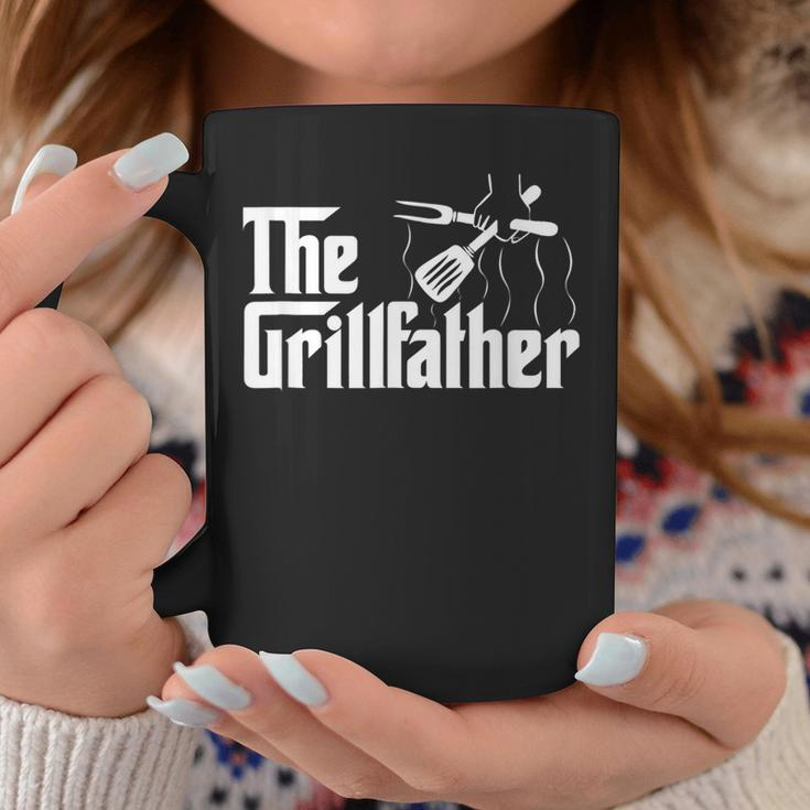 The Grillfather Bbq Grill & Smoker Barbecue Chef Coffee Mug Funny Gifts