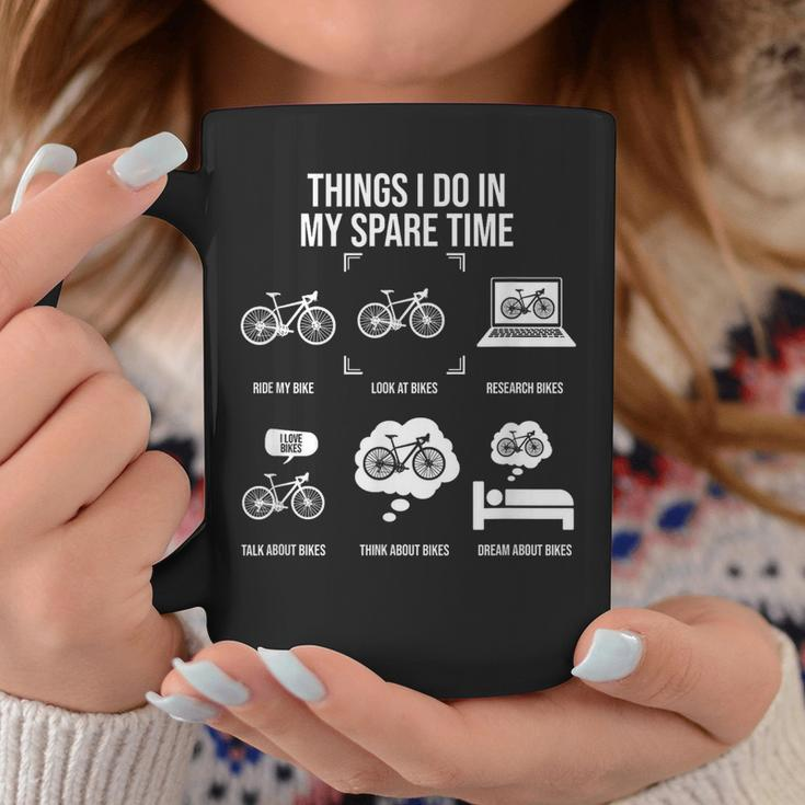 Things I Do In My Spare Time Bicycle Cycling Lover Cycling Funny Gifts Coffee Mug Unique Gifts