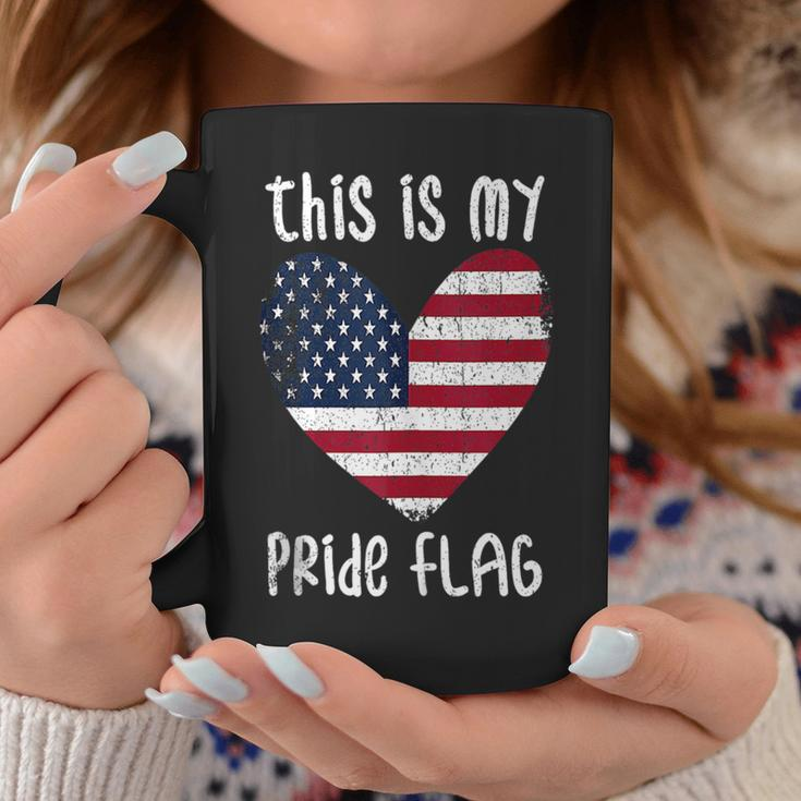 This Is My Pride Flag American Patriotic Fourth 4Th Of July Coffee Mug Unique Gifts