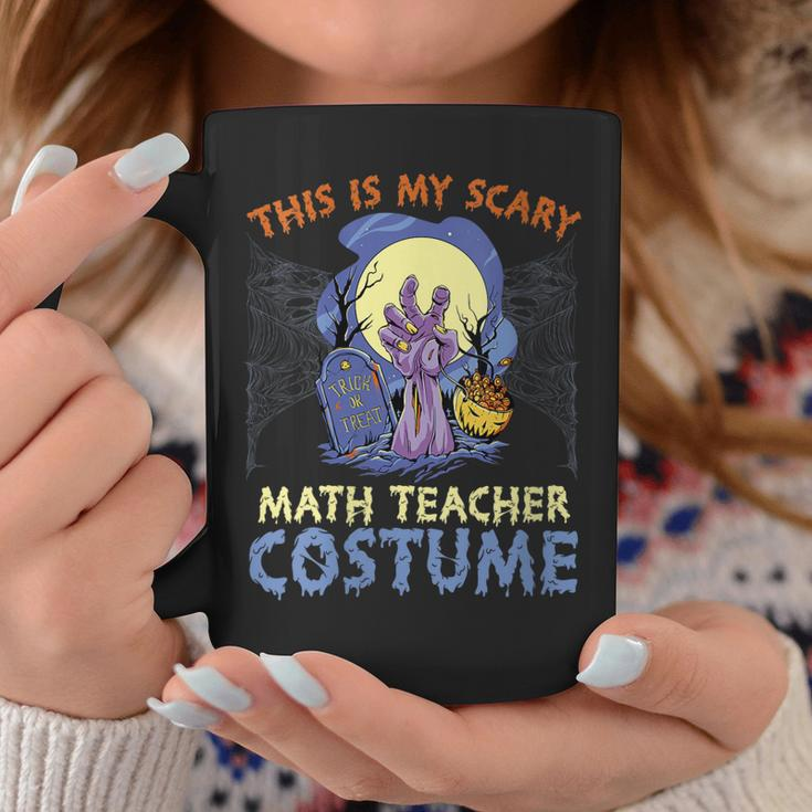This Is My Scary Math Teacher Costume Rising The Undead Puns Gift For Womens Gift For Women Coffee Mug Unique Gifts