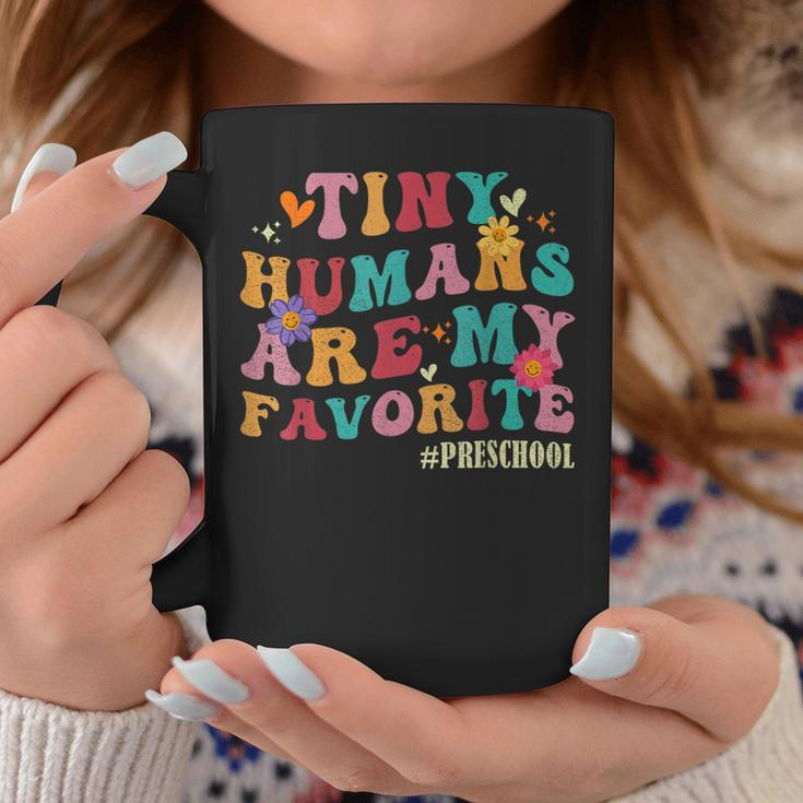 Tiny Humans Are My Favorite Preschool Teacher Coffee Mug Unique Gifts