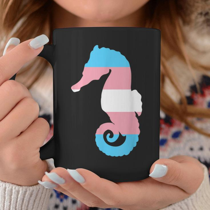 Transgender Flag Ftm Mtf Trans Pride Seahorse Lover Coffee Mug Unique Gifts