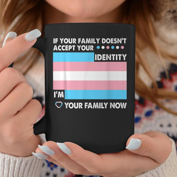 Transgender Support Funny Trans Dad Mom Lgbt Ally Pride Flag Gift For Women Coffee Mug Unique Gifts
