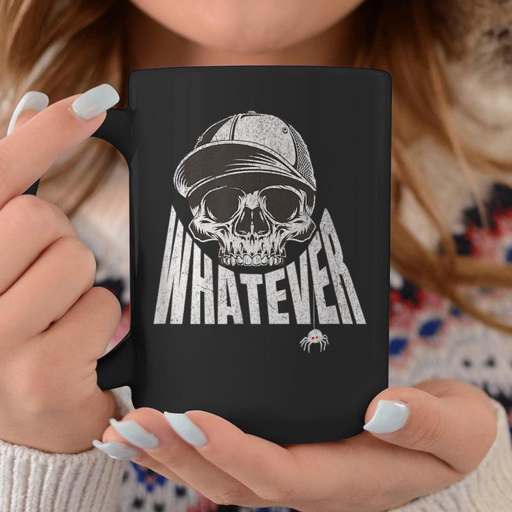 Trending Whatever Skull Embodies Rebelion And Indifference Coffee Mug Unique Gifts