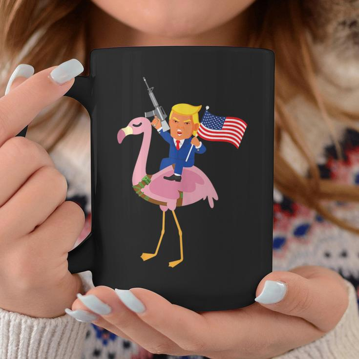 Trump Flamingo Gun Merica 2020 Election Maga Republican Coffee Mug Unique Gifts