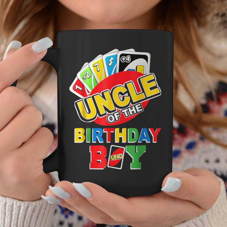 Uncle Of The Birthday Boy Uno Dad Papa Father 1St Bday Coffee Mug Unique Gifts
