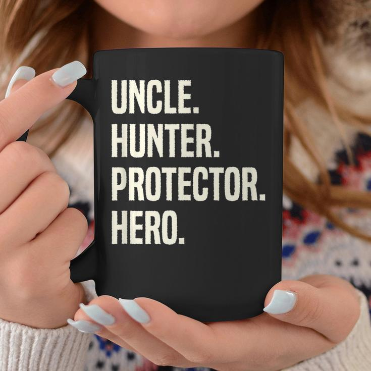 Uncle Hunter Protector Hero Uncle Profession Superhero Coffee Mug Unique Gifts