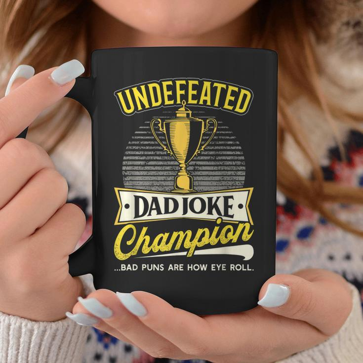 Undefeated Dad Joke Champion Fathers Day Father Gift Gift For Mens Coffee Mug Unique Gifts