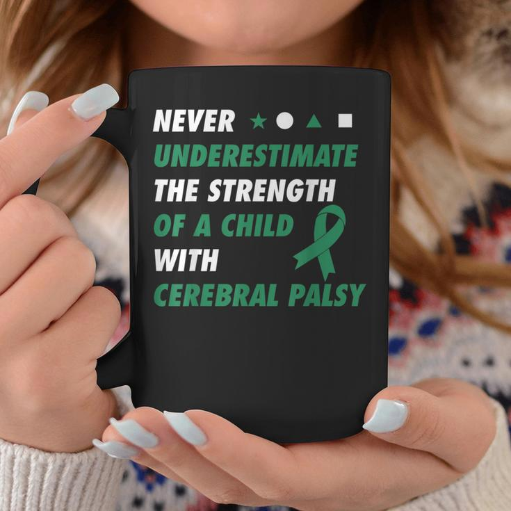 Never Underestimate A Child With Cerebral Palsy Coffee Mug Funny Gifts