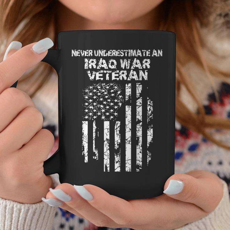 Never Underestimate An Iraq War Veteran Coffee Mug Unique Gifts