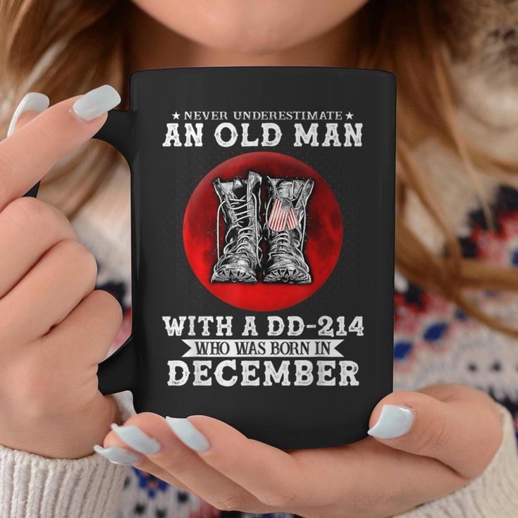 Never Underestimate An Old Man With A Dd-214 In December Coffee Mug Funny Gifts