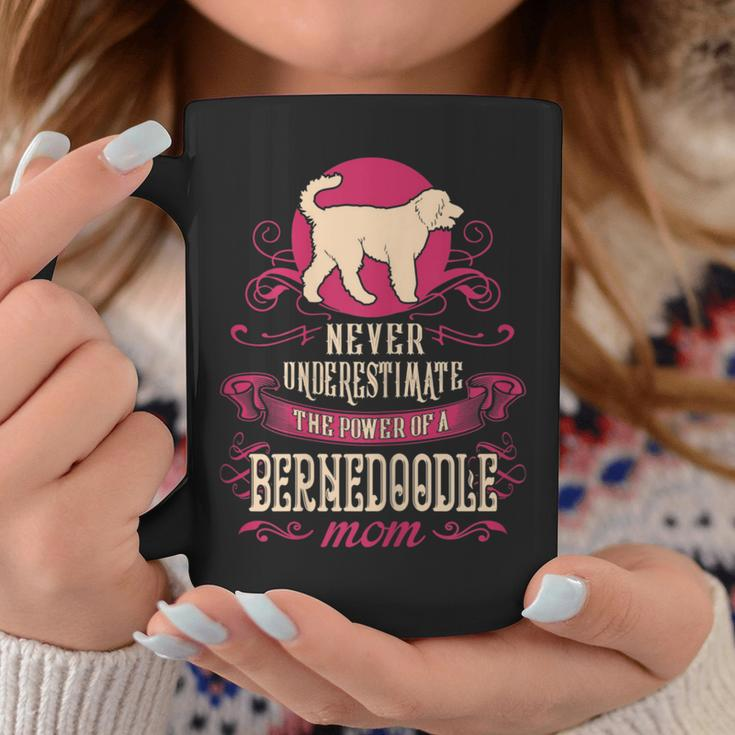 Never Underestimate Power Of Bernedoodle Mom Coffee Mug Funny Gifts