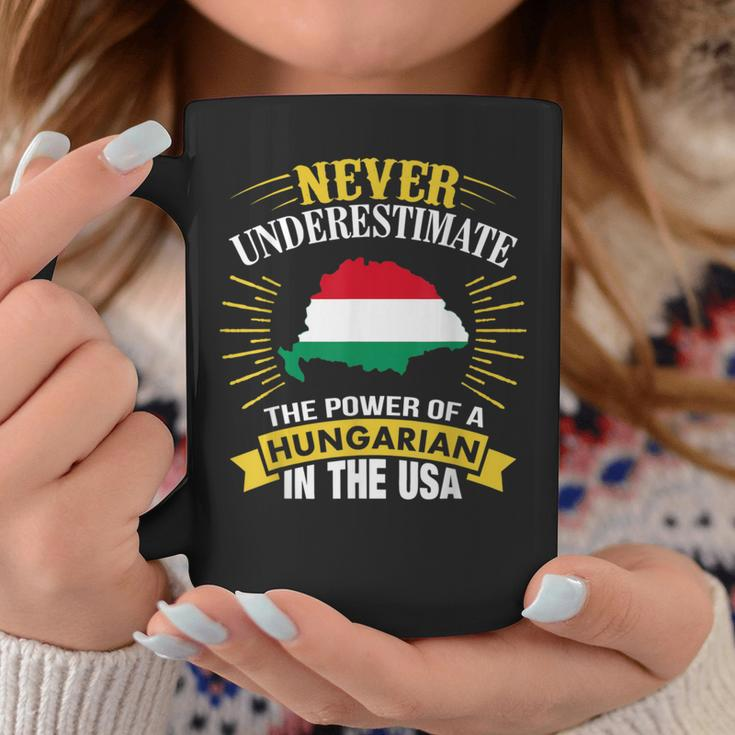 Never Underestimate The Power Of A Hungarian In Usa Coffee Mug Funny Gifts