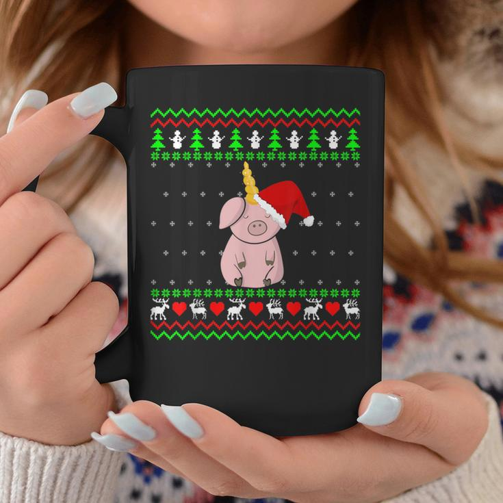 Unicorn Pig Ugly Christmas Sweater Coffee Mug Unique Gifts