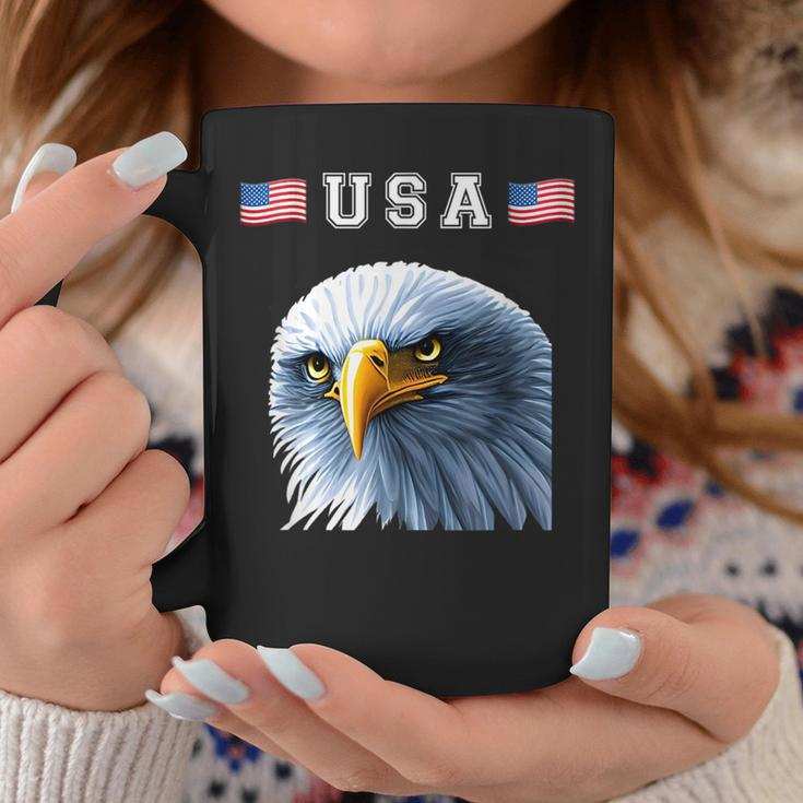 Usa 4Th Of July Patriotic Eagle American Flag Funny Graphic Patriotic Funny Gifts Coffee Mug Unique Gifts
