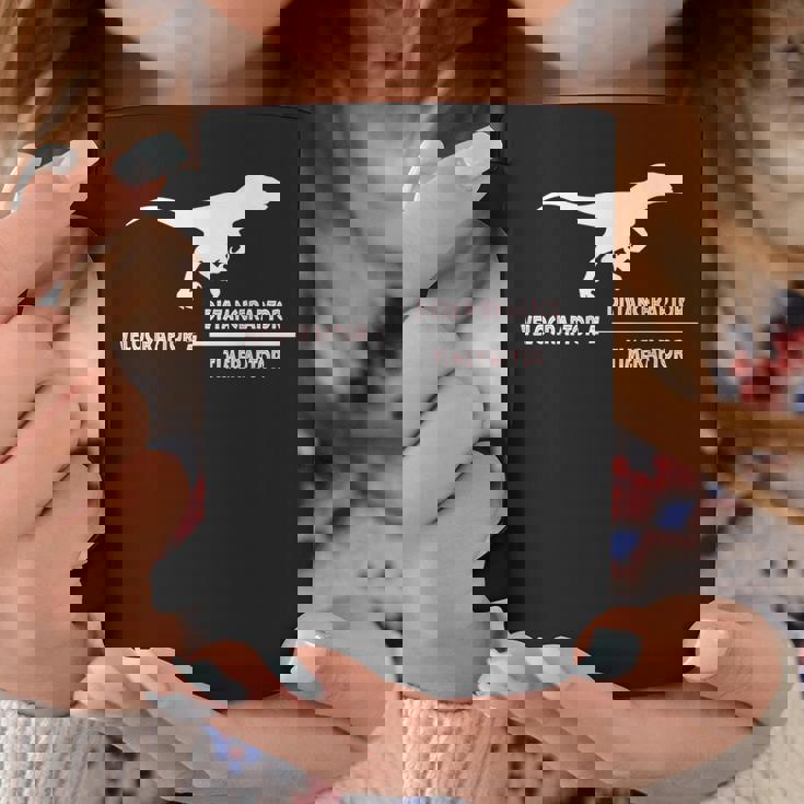 Velociraptor Physics Distance Time Formula Dinosaur Teacher Coffee Mug Unique Gifts