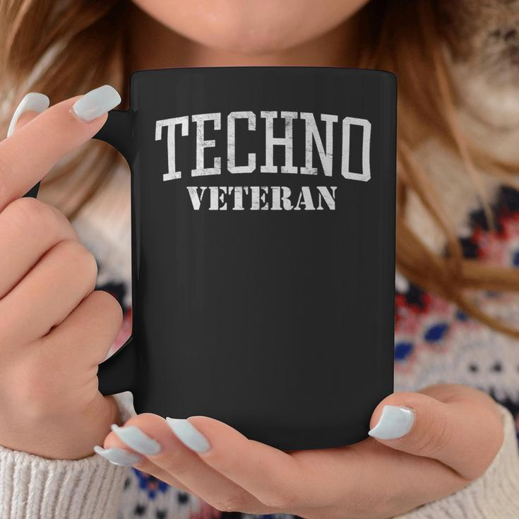 Veteran Vets Techno Veteran Edm Dj Rave Dance Music Veterans Coffee Mug Unique Gifts