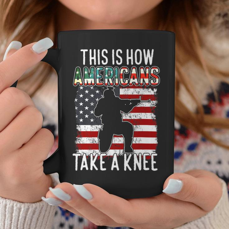 Veteran Vets This Is How Americans Take A Knee Funny Gift Veteran Day 24 Veterans Coffee Mug Unique Gifts