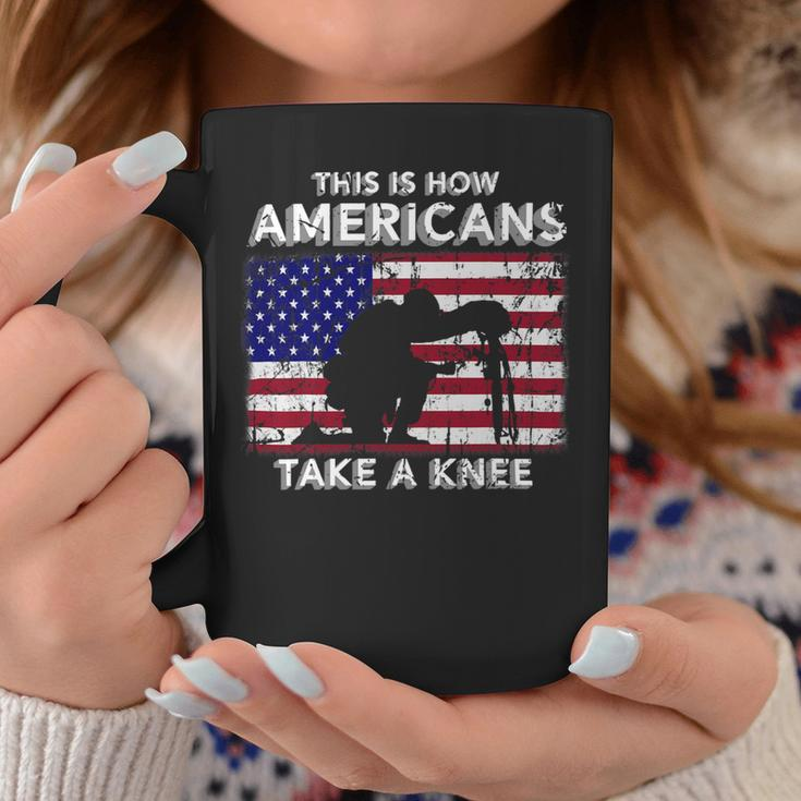 Veteran Vets This Is How Americans Take A Knee Veterans Coffee Mug Unique Gifts