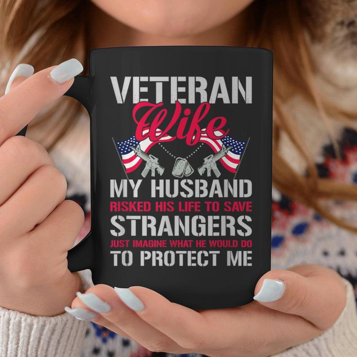 Veteran Wife Usa Veterans Day Us Army Veteran Mother's Day Coffee Mug Funny Gifts