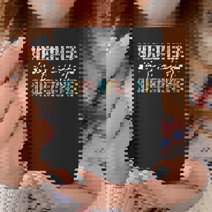 Videophilia Is My Superpower Videophilia Quote Men Coffee Mug Unique Gifts