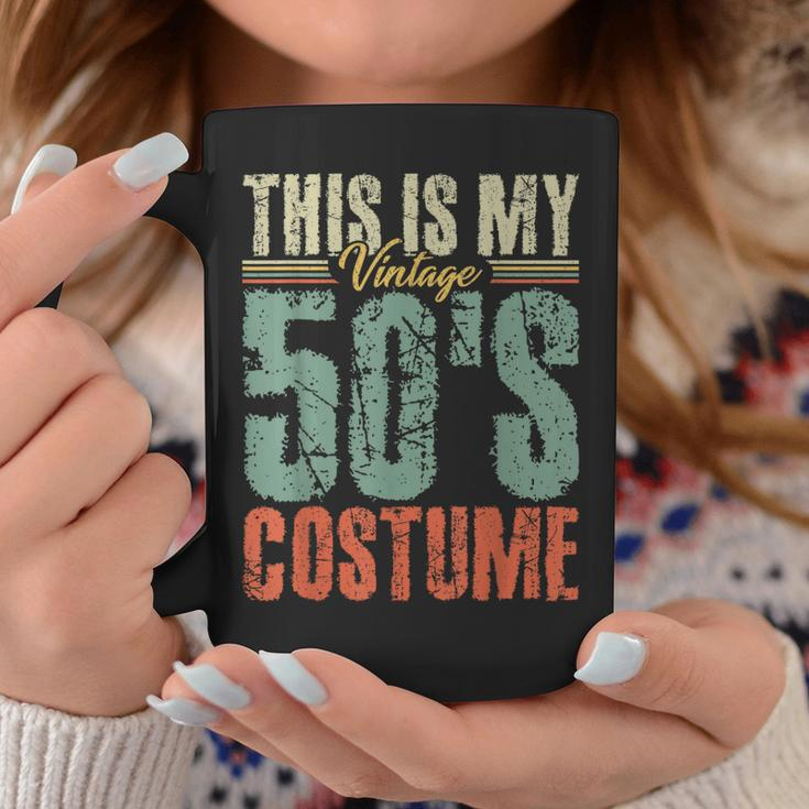 Vintage 50S Costume 50S Outfit 1950S Fashion 50 Theme Party Coffee Mug Unique Gifts