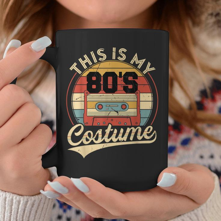 Vintage 80S Outfit This Is My 80'S Costume Party Coffee Mug Unique Gifts
