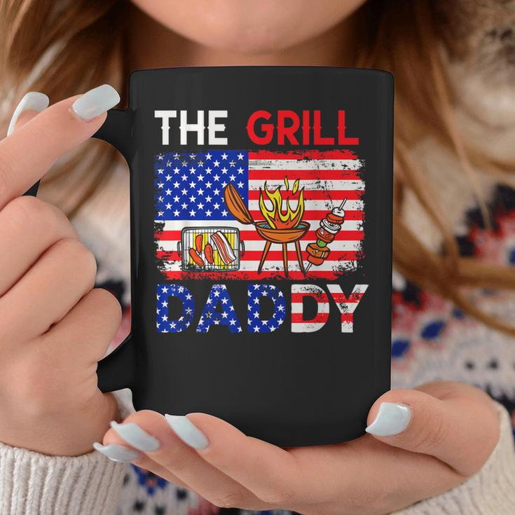 Vintage American Flag The Grill Dad Costume Bbq Grilling Coffee Mug Funny Gifts