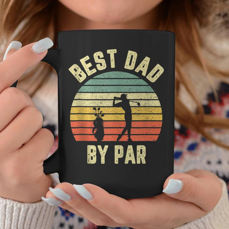 Vintage Best Dad By Par Fathers Day Golfing Coffee Mug Unique Gifts