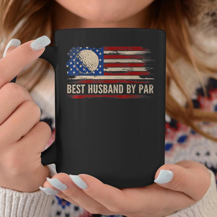 Vintage Best Husband By Par American Flag GolfGolfer Gift Coffee Mug Unique Gifts