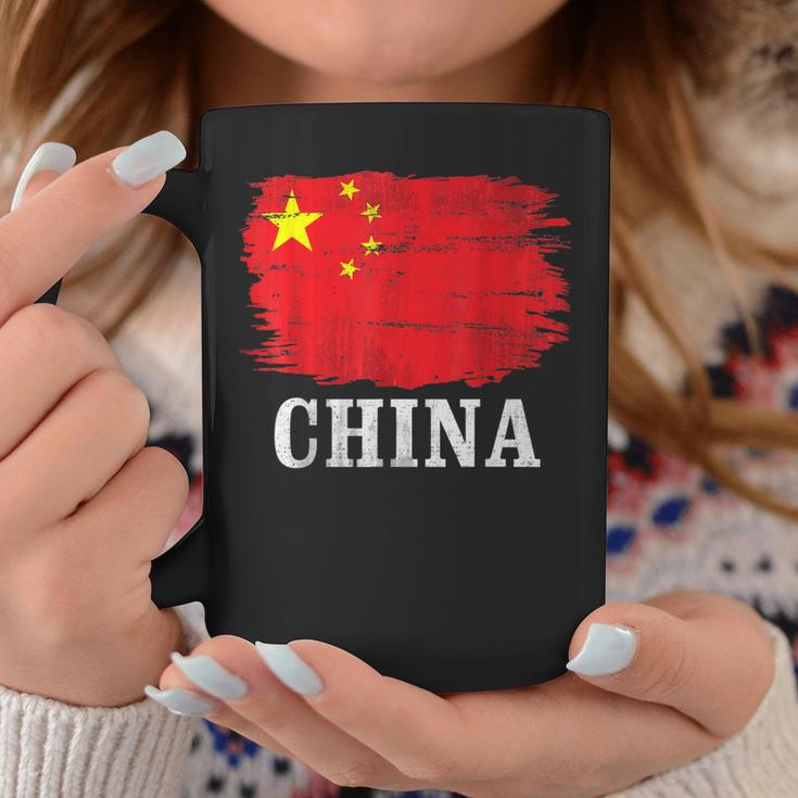 Vintage China Flag For Chinese Coffee Mug Unique Gifts