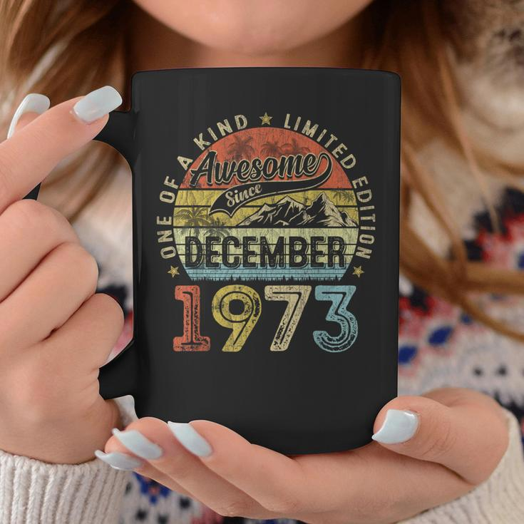 Vintage December 1973 50 Years Old 50Th Birthday Women Coffee Mug Unique Gifts